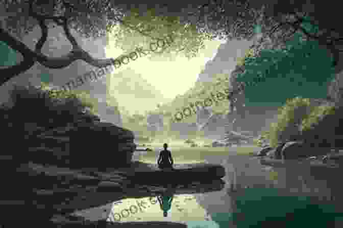 A Person Sitting By A Tranquil Lake, Surrounded By Lush Greenery, Representing The Profound Connection Between Nature And Spiritual Awakening 21 Ways To Awaken Your Spiritual Self Vol 1 (5 Pillars: A Man S Guide To Complete Wellness )