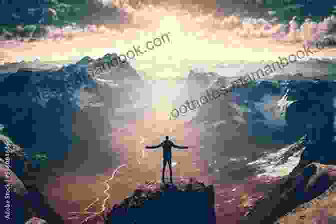 A Person Standing On A Mountaintop, Overlooking A Vast Landscape, Symbolizing The Expansive Journey Of Personal Development And Spiritual Growth 21 Ways To Awaken Your Spiritual Self Vol 1 (5 Pillars: A Man S Guide To Complete Wellness )