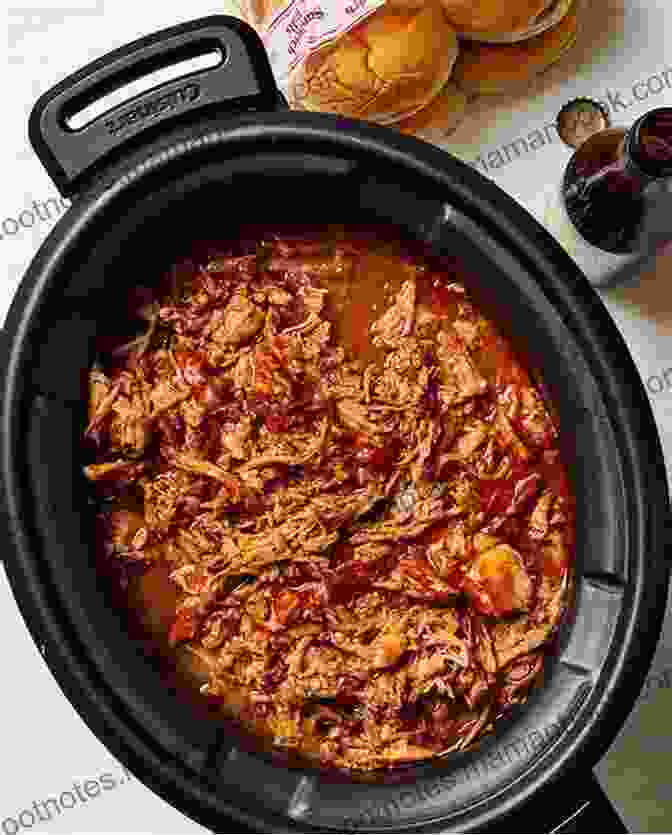 A Slow Cooker Filled With Pulled Pork Live Life Deliciously With Tara Teaspoon: Recipes For Busy Weekdays And Leisurely Weekends