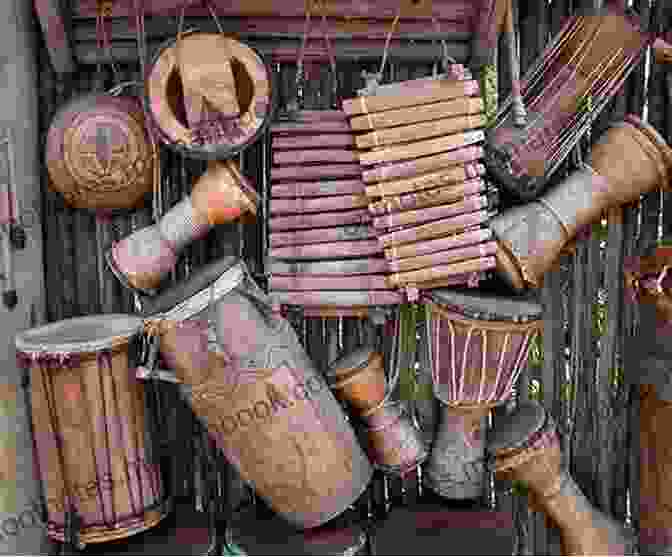 A Vibrant And Diverse Array Of African Musical Instruments, Including Drums, Strings, And Horns. Understanding African Music: Listen Compose Play Learn