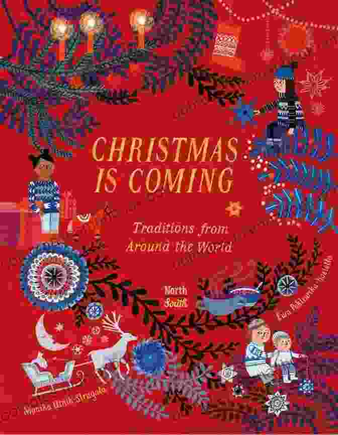 Christmas Is Coming Book Cover Christmas Is Coming An Advent Book: Crafts Games Recipes Stories And More (Christmas Calendar Advent Calendar For Families Family Craft And Holiday Activity Book)