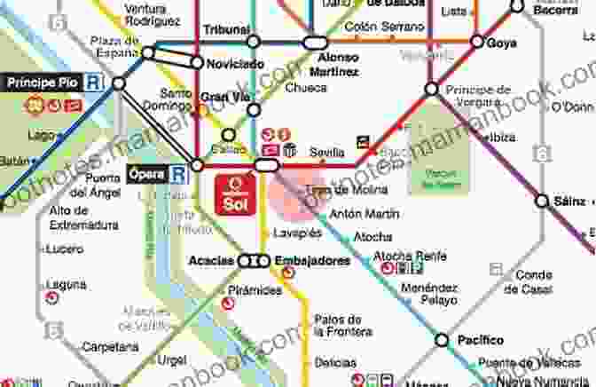 Map Of The Meetings At Hotspot Tirso De Molina's Location In The Tirso De Molina Neighborhood Of Madrid, Highlighting Its Proximity To Metro Stations, Train Stations, And Cultural Attractions The Meetings At Hotspot Tirso De Molina