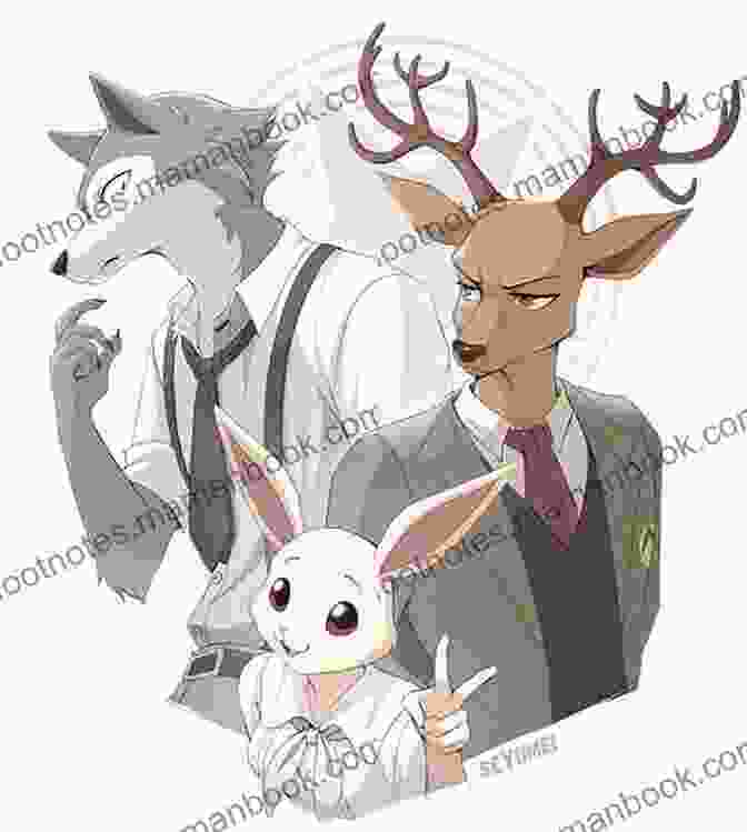 The Main Characters Of Beastars: Legoshi, Haru, And Louis BEASTARS Vol 8 Paru Itagaki