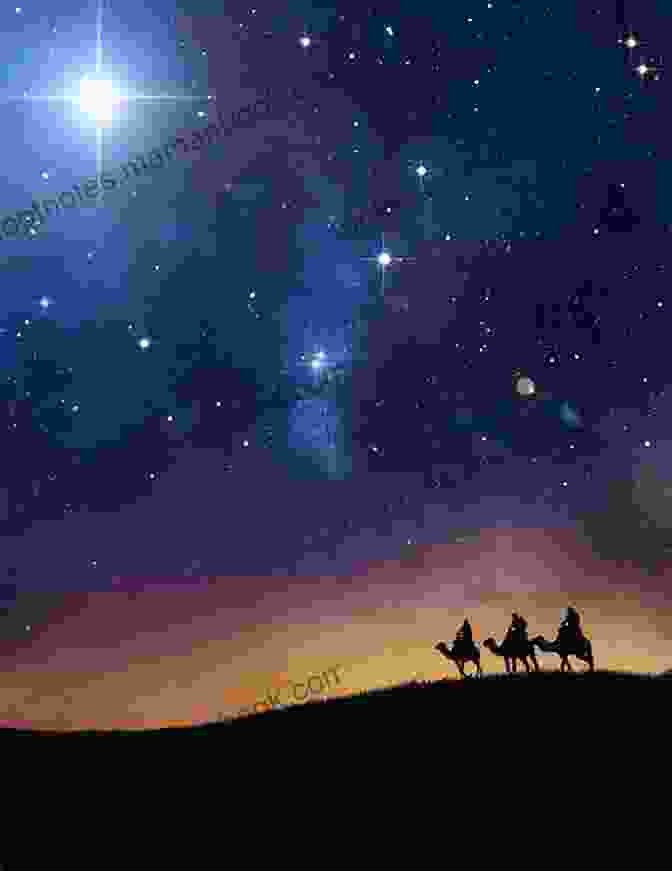 Three Wise Men Following A Bright Star In The Night Sky Humbled Wise Men Christmas Haikus